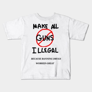 Ban all guns Kids T-Shirt